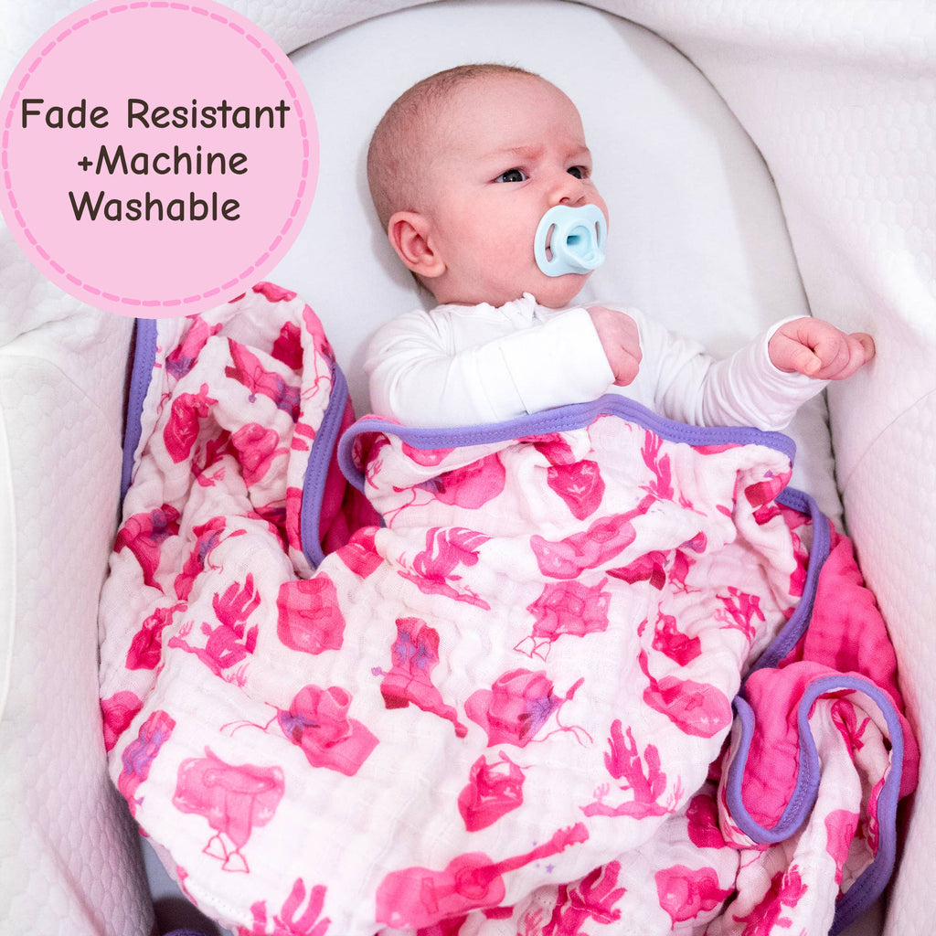 Muslin Quilt Baby & Kids Blanket Let's Go Girls