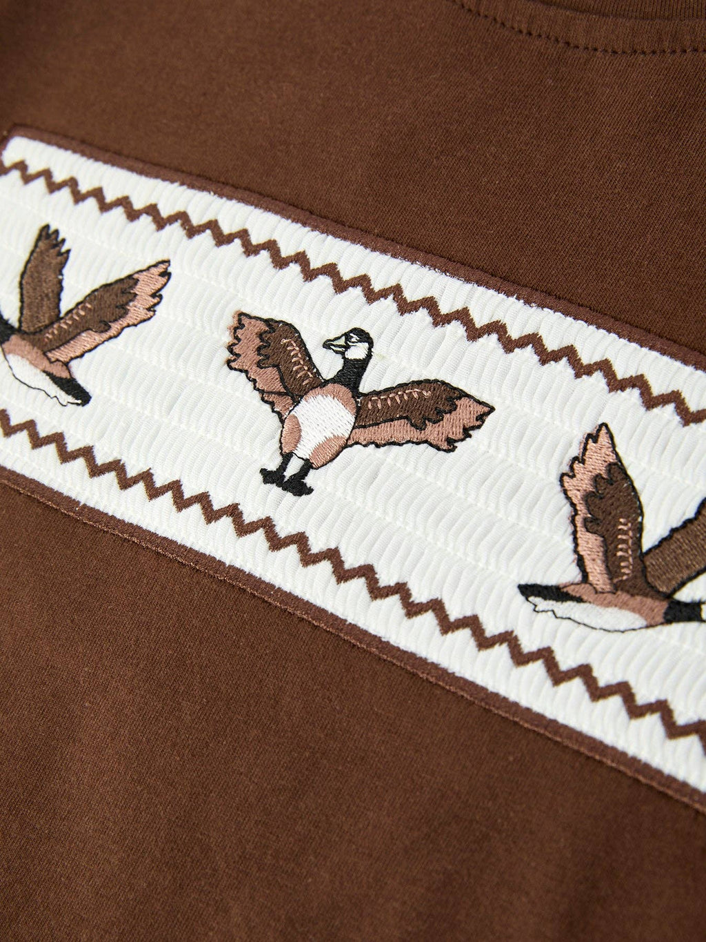 Duck Embroidery Camo Boy Pant heSet