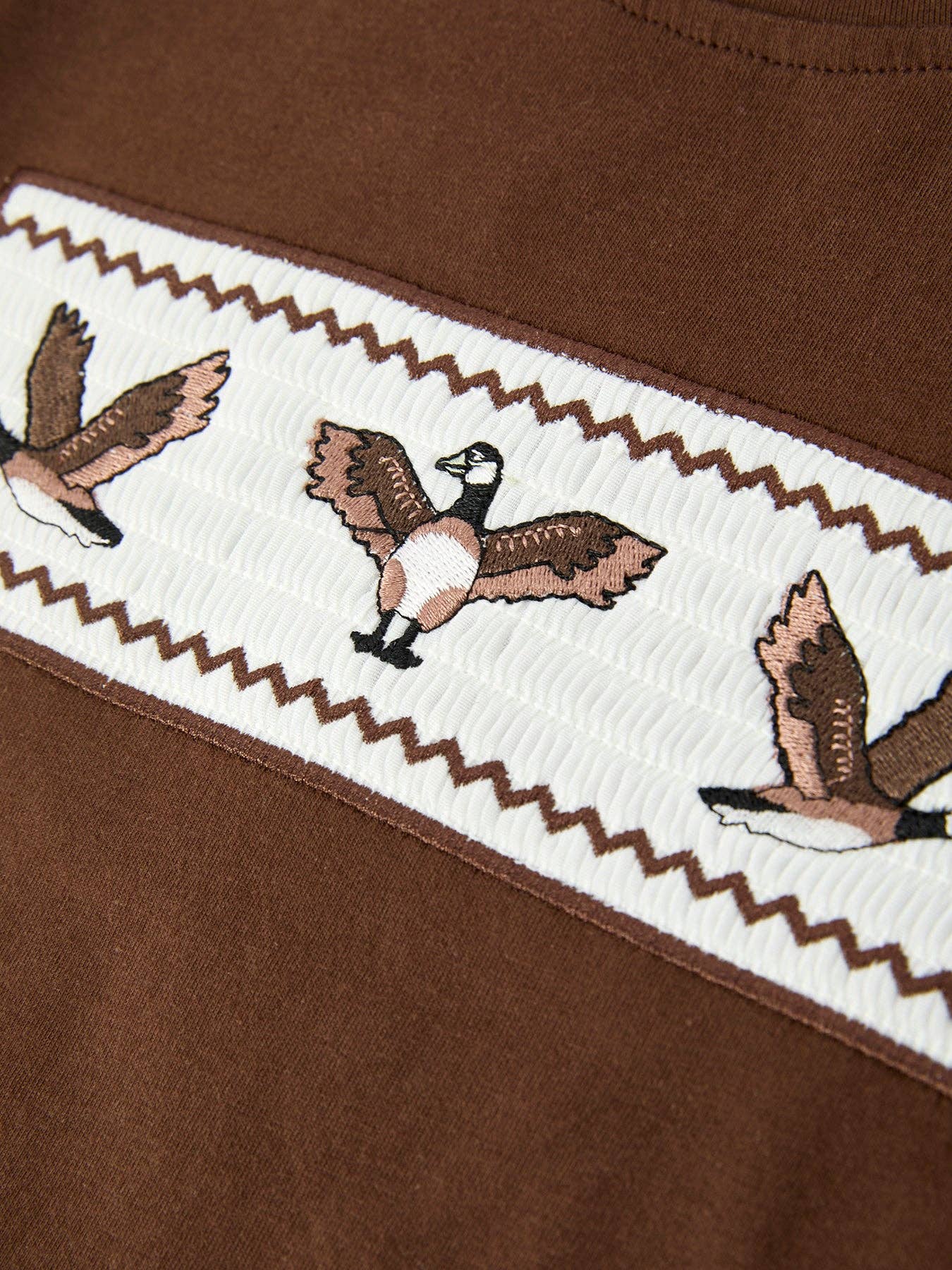 Duck Embroidery Camo Boy Pant heSet