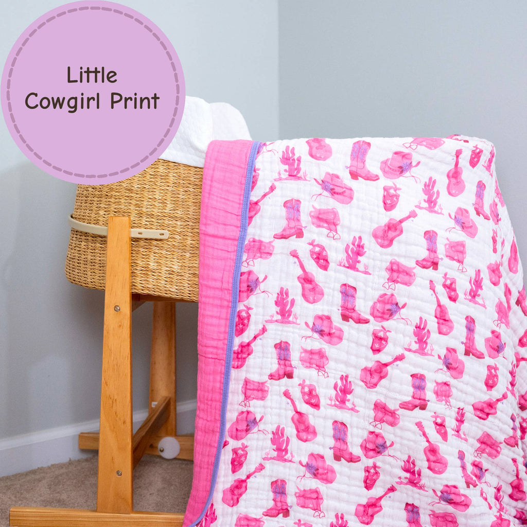 Muslin Quilt Baby & Kids Blanket Let's Go Girls