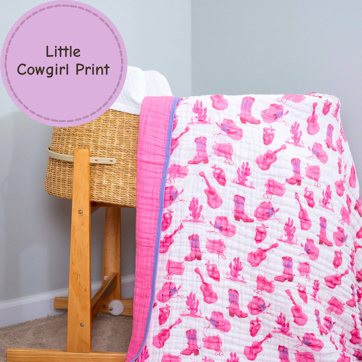 Muslin Quilt Baby & Kids Blanket Let's Go Girls