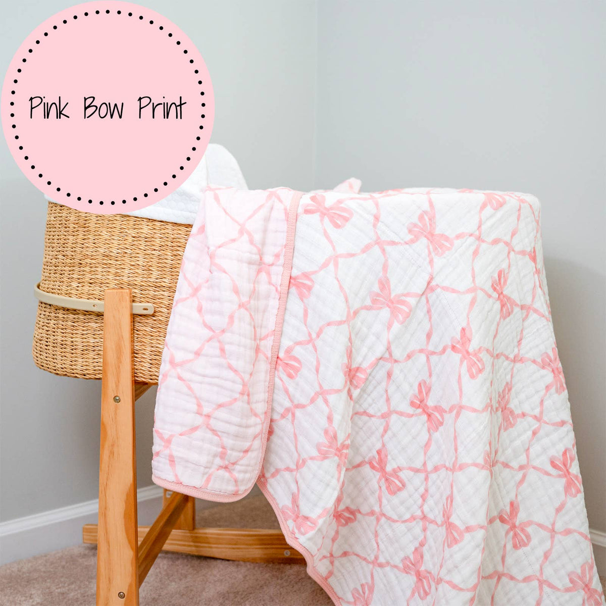 Muslin Quilt Baby & Kids Blanket Beautiful Bows