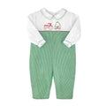Holiday Tractor Hand Embroidered Longall