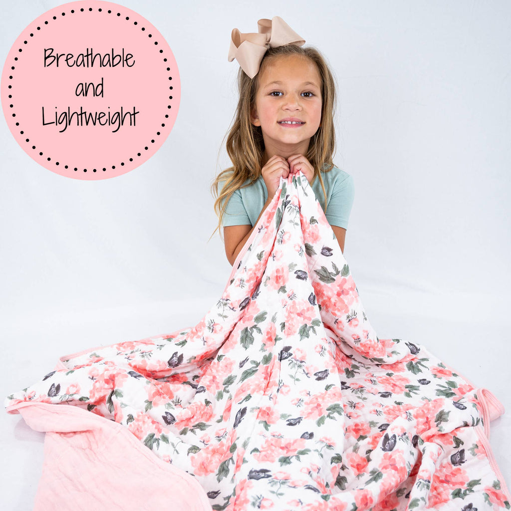Muslin Quilt Baby & Kids Blanket Pretty in Peony
