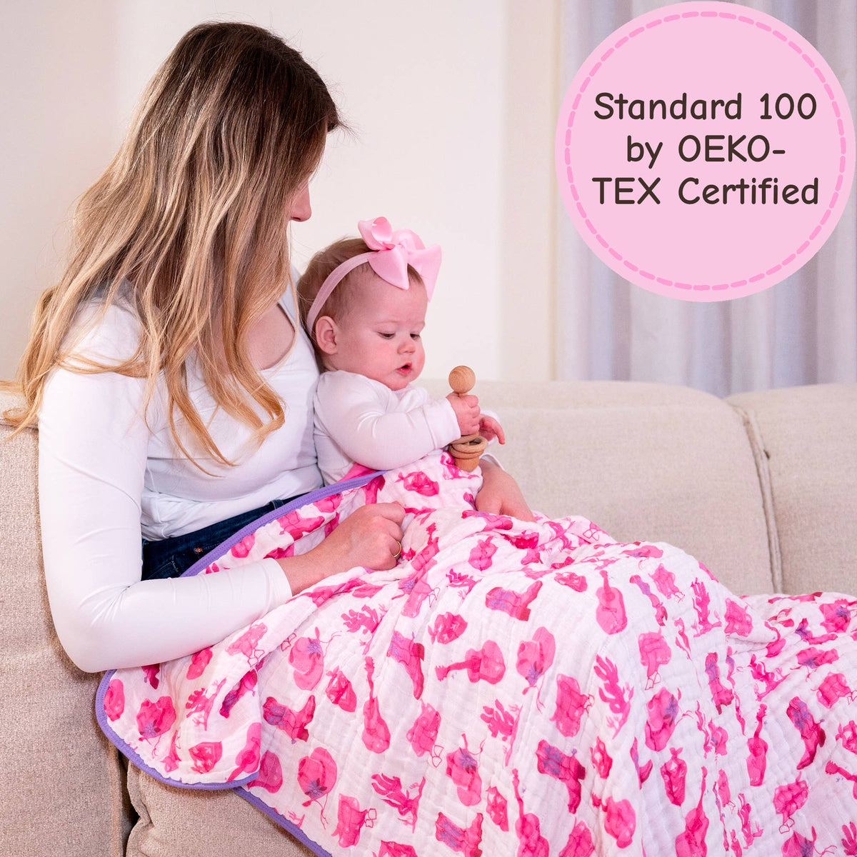 Muslin Quilt Baby & Kids Blanket Let's Go Girls