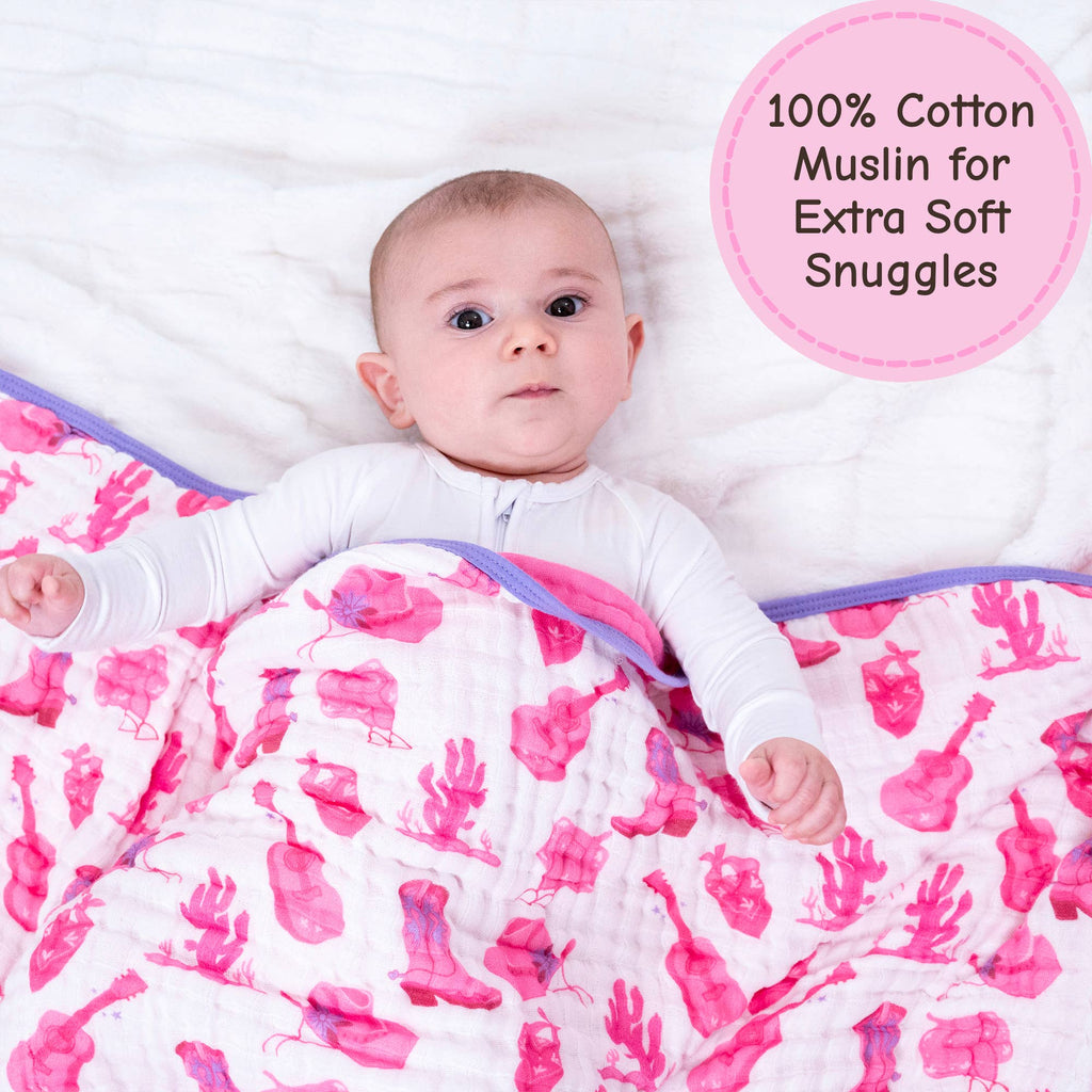 Muslin Quilt Baby & Kids Blanket Let's Go Girls